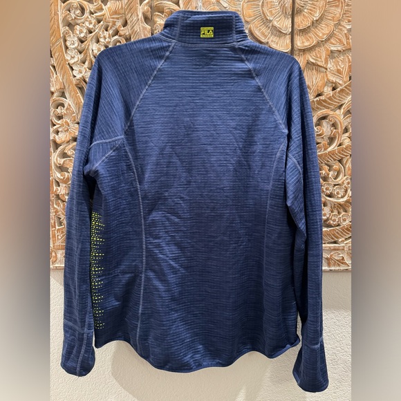 FILA Sport Running Pullover Zipper Neck Sweater- size XL - Picture 2 of 8
